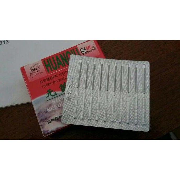 Best Seller Jarum Akupuntur Huanqiu Super Dus Merah Isi 100 Uk. 20X13 Mm Hijau Murah | Kesehatan |