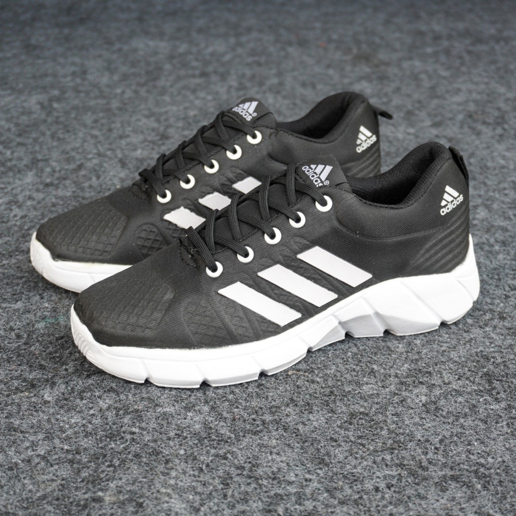 Sepatu Sneakers Olahraga Pria Adidas Robot Hitam Running Sport Spatu Jogging Kuliah Sekolah Laki