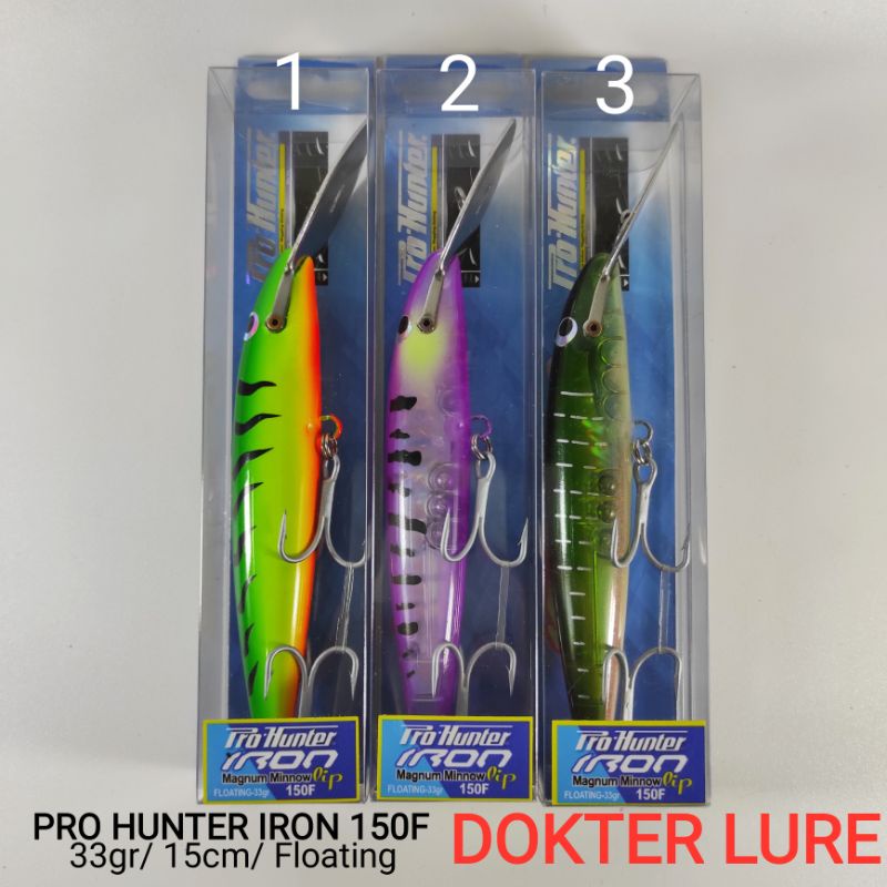 LURE Trolling PRO HUNTER IRON 150f 33gr 15cm Minnow