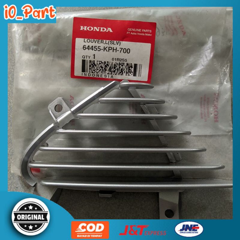 Louver L Silver ( Cover Sayap Tengah ) – Supra X 125 & Supra X 125 Injection