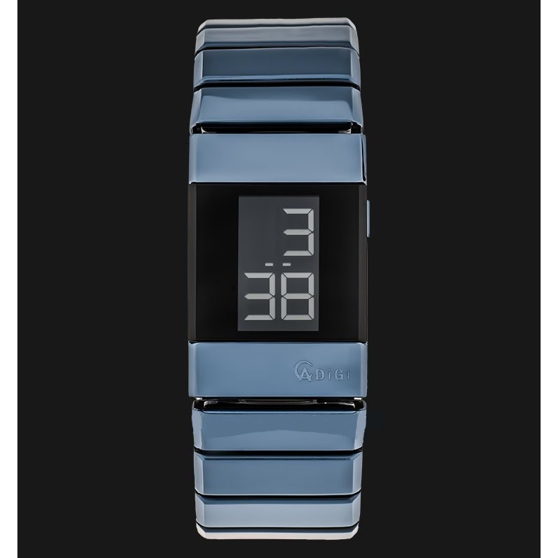 Jam Tangan Wanita Alexandre Christie DIGI AC 9100LH Navy Blue Digital Original