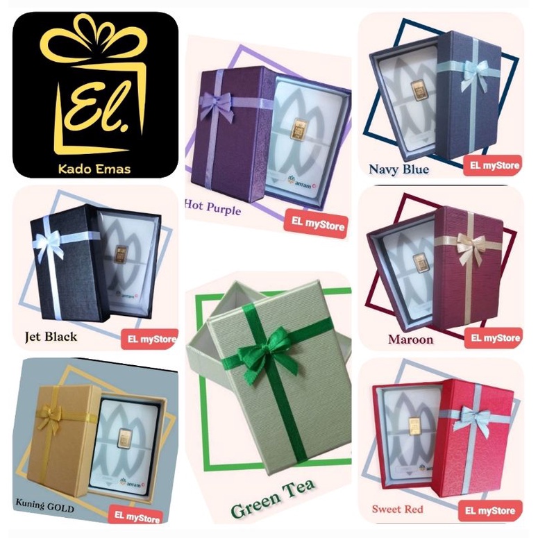 

Gift Box / Kotak Kado Logam Mulia / Emas Mini