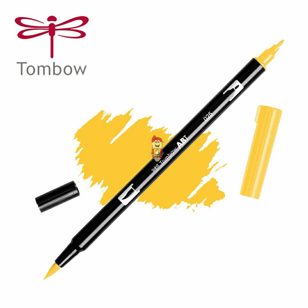 

Dual brush pen Tombow Art Marker ABT 025 Light Orange