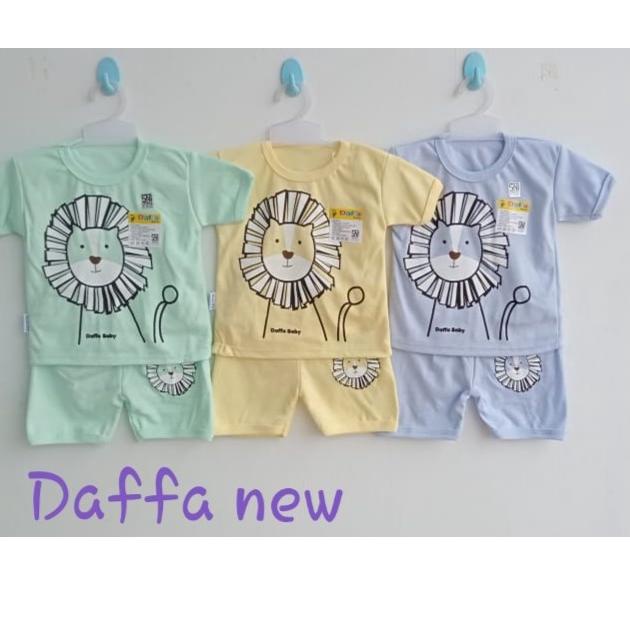 Setelan Baju Pendek Bayi  Daffa | PKB.02Jl22ᵂ