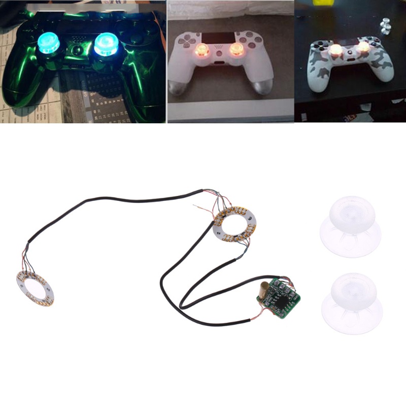 Btsg Controller Thumb Cap DIY Lampu LED Analog Thumb Sticks Joystick Caps Untuk