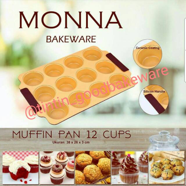 Muffin Pan 12 Cups Monna