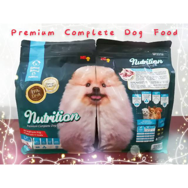 Nutrition Small Breed Puppy Makanan Kering Anjing Dry Dog Food 1.36Kg