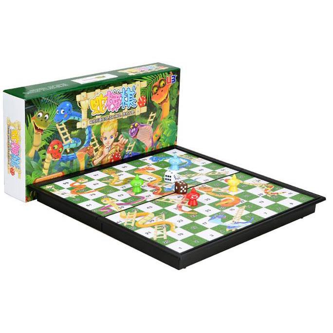 TERMUR@H mainan ular tangga snakes and ladders snake ladders magnetic anak