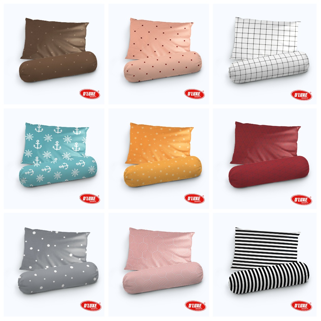 Home-Klik Kintakun D'Luxe Sarung Bantal + Sarung Guling - Random