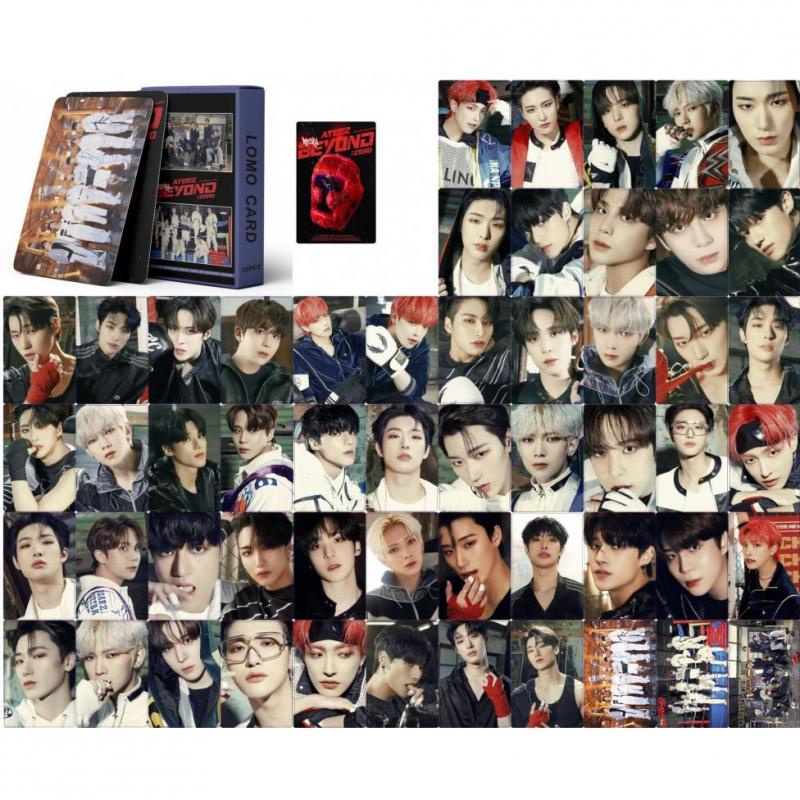 55 Pcs Kartu Foto Lomo Kpop ATEEZ Album BEYOND ZERO ROCKY