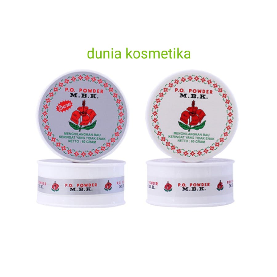 MBK TIN KEMASAN BULAT 60gr ( BONUS PUFF )