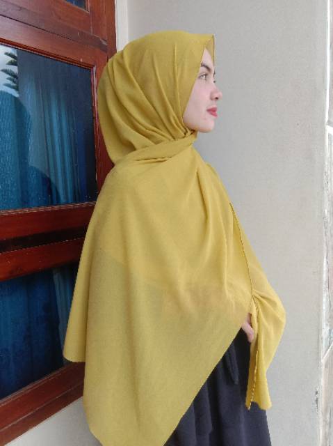 G.N.A.ID - SHAFA PASHMINA INSTANT (KARET BAWAH DAGU) UKURAN 185 X 75 CM