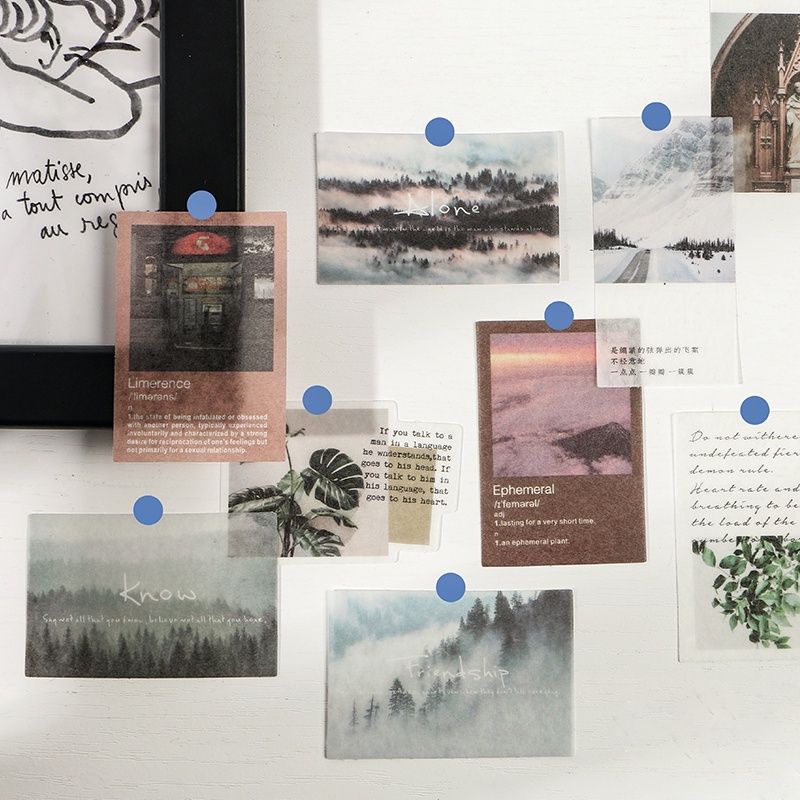 

NsyJournal Washi Sticker Pack 20pcs for Journaling Scrapbook