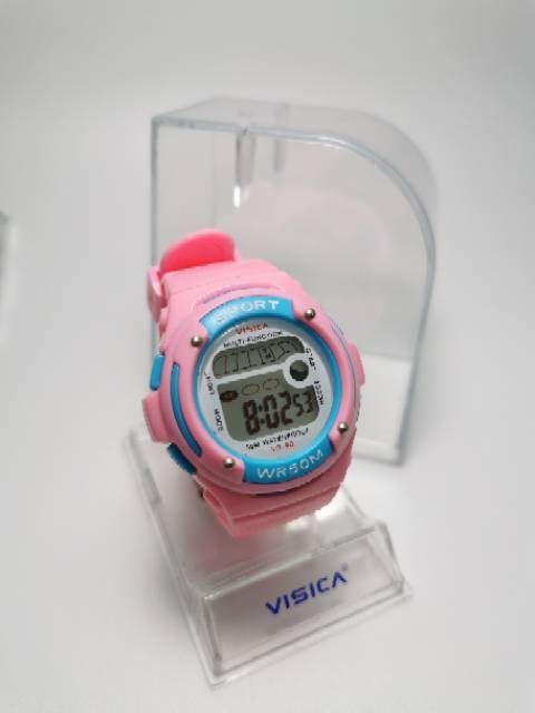 Jam tangan digital Anak Anak dan remaja water Resist Visica vg 90