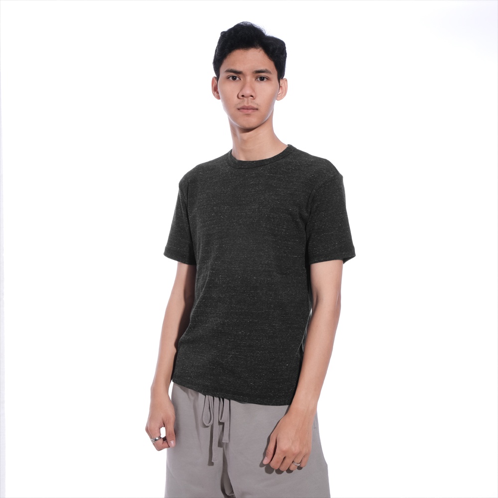 Muji Basic T-Shirt Heather Black