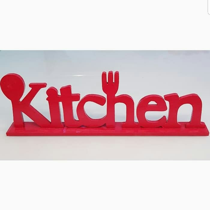 UKIRAN KITCHEN DAPUR PAINTING STAND FREE CUSTOM TULISAN HIASAN PAJANGAN