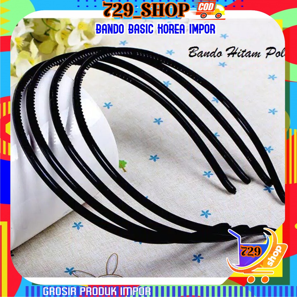 BANDO BASIC 1,5Cm  Korean / Headband Import Best Seller