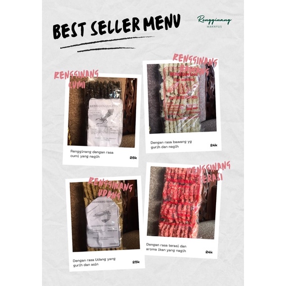 

Rengginang Asli Situbondo Bang. Nawi/Rengginang Cumi/Rengginang Bawang/Rengginang Udang/Rengginang Terasi