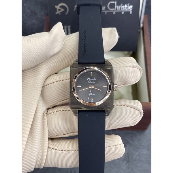 alexandre christie 2985lh wanita karet hitam