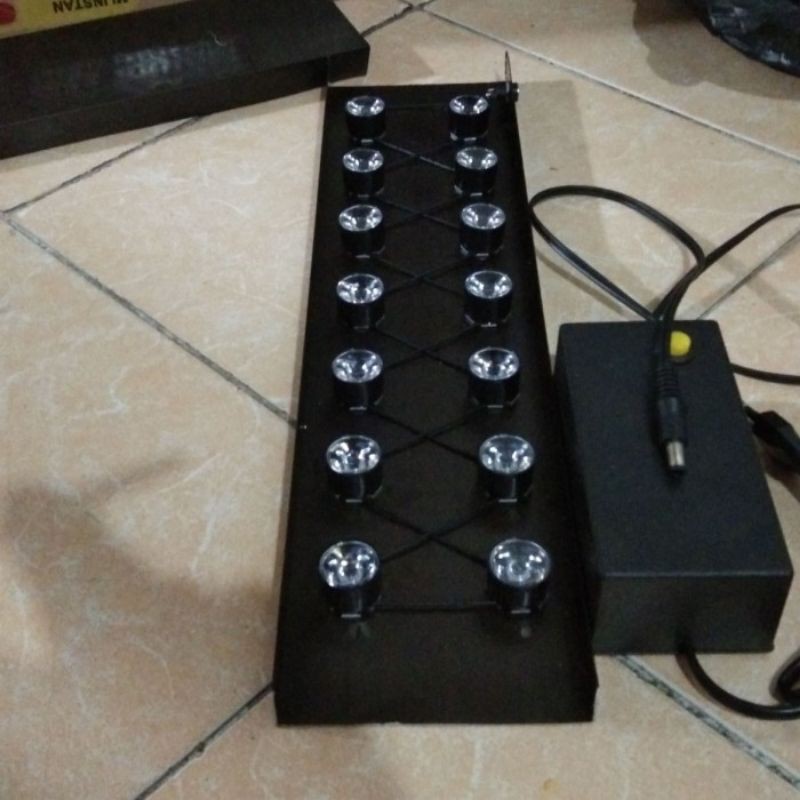 Lampu HPL aquarium air laut 14 watt 30cm -70cm(Ready stok)