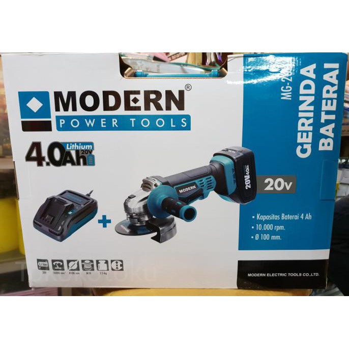 Mesin Gerinda Baterai Cordless Grinder MODERN MG-20Li