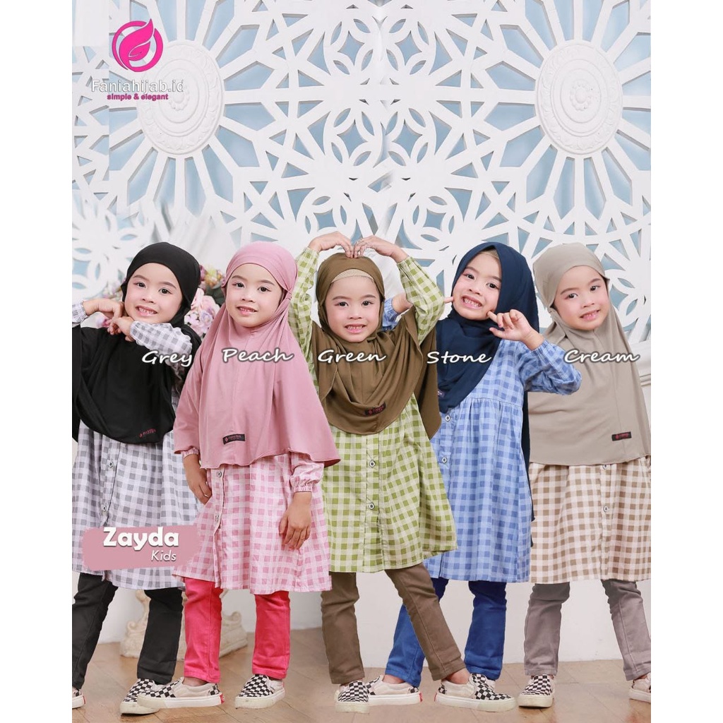 Zayda Kids Tunik fania Hijab
