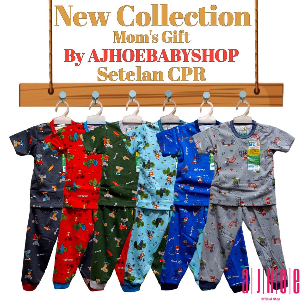 TOKO KL |  Mirror Velvet Junior &amp; Libby Setelan Mom's Gift Terbaru - Baju anak - Baju tidur anak SETELAN ANAK UNISEX ART 258 PANJANG PENDEK