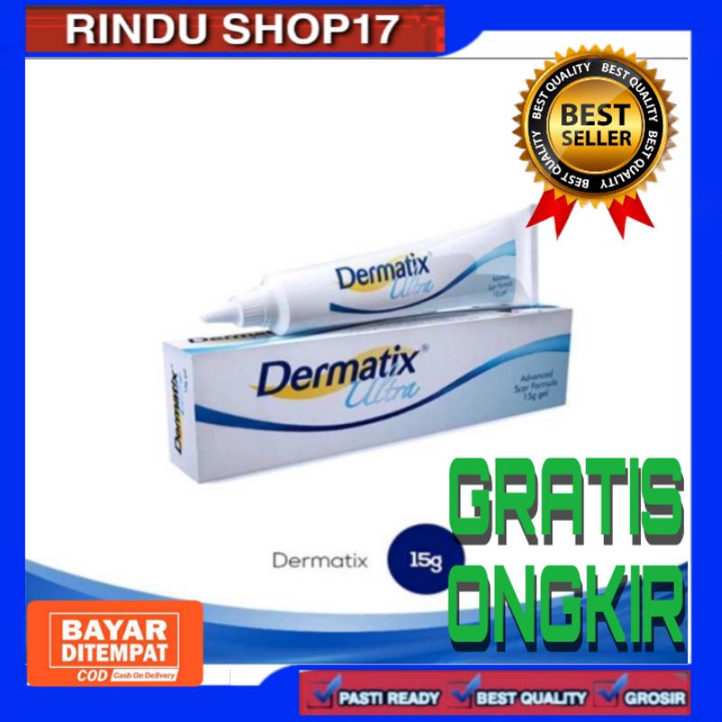 (RS)DERMATIX ULTRA GEL 15GR PENGHILANG BEKAS LUKA HILANG CREAM KELOID ANTI SCAR STRECHMARK