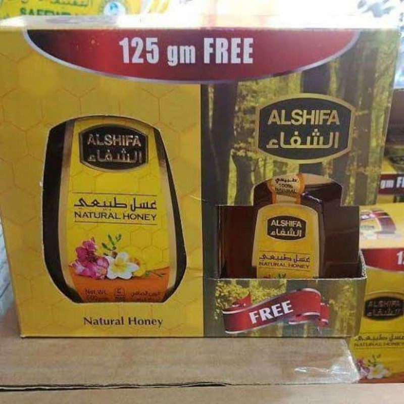 Madu alshifa 500gr+ 125gr free (exp 2025)