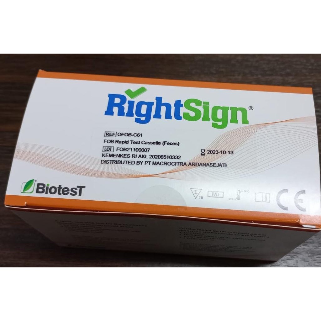 Jual Alat Test FOB Fecal Occult Blood 50ng/ml Tumor Markers Test Alat