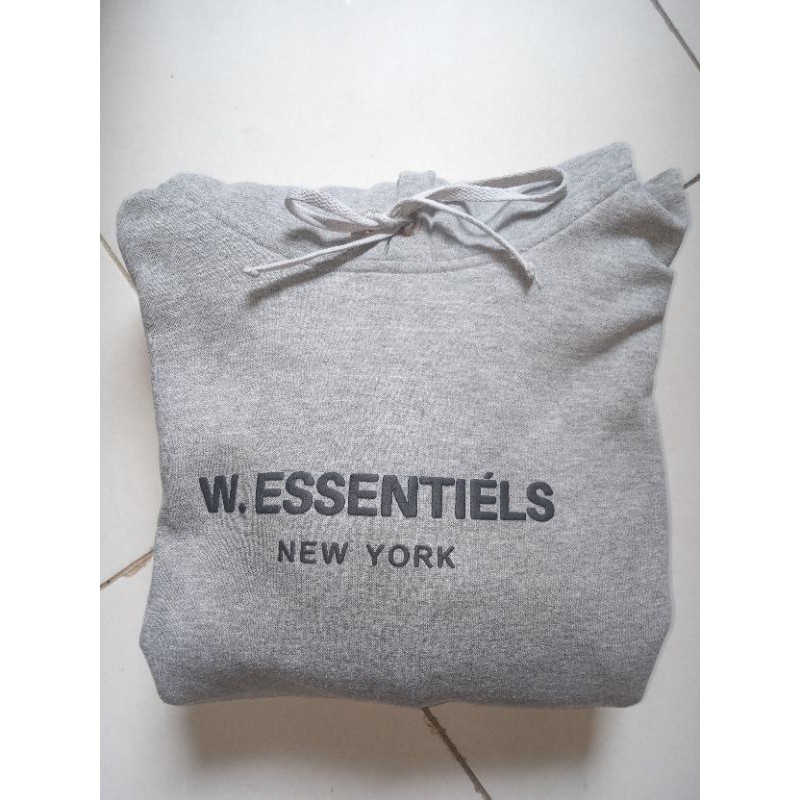 hoodie w.essentiels grey original