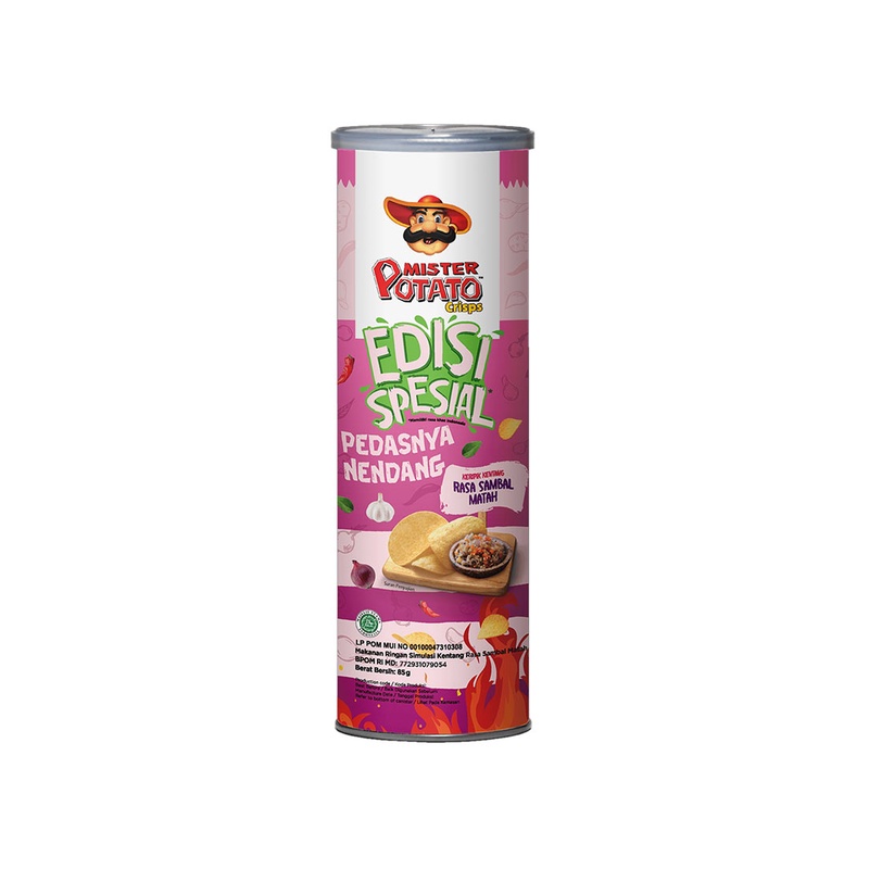 Mister Potato Crisps Keripik Kentang 85gr