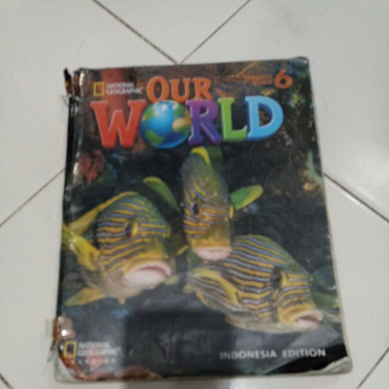 

buku bekas our world kelas 6 sd