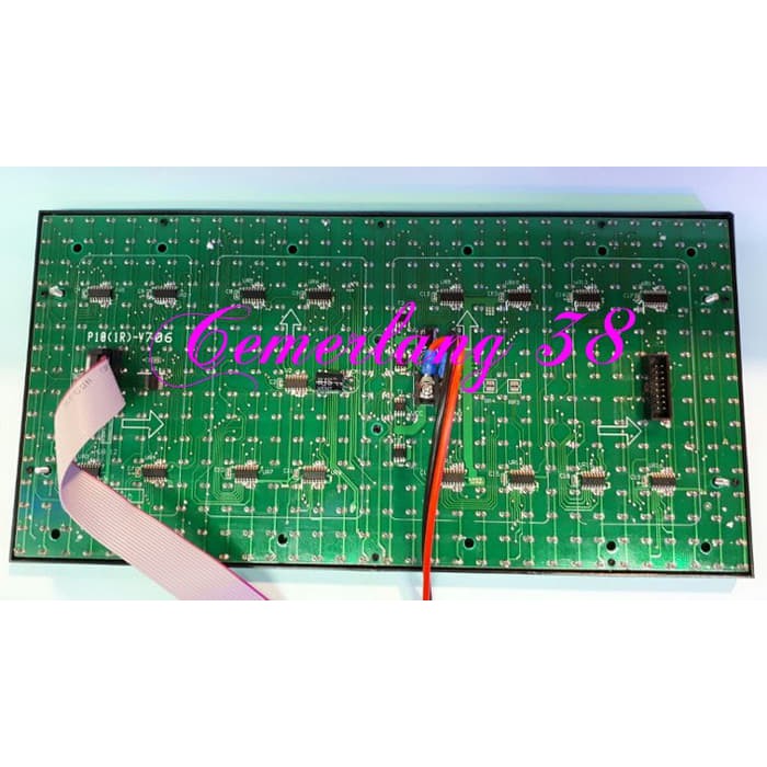 Module / Modul / Panel Led P10 Running Text Semi Outdoor Merah