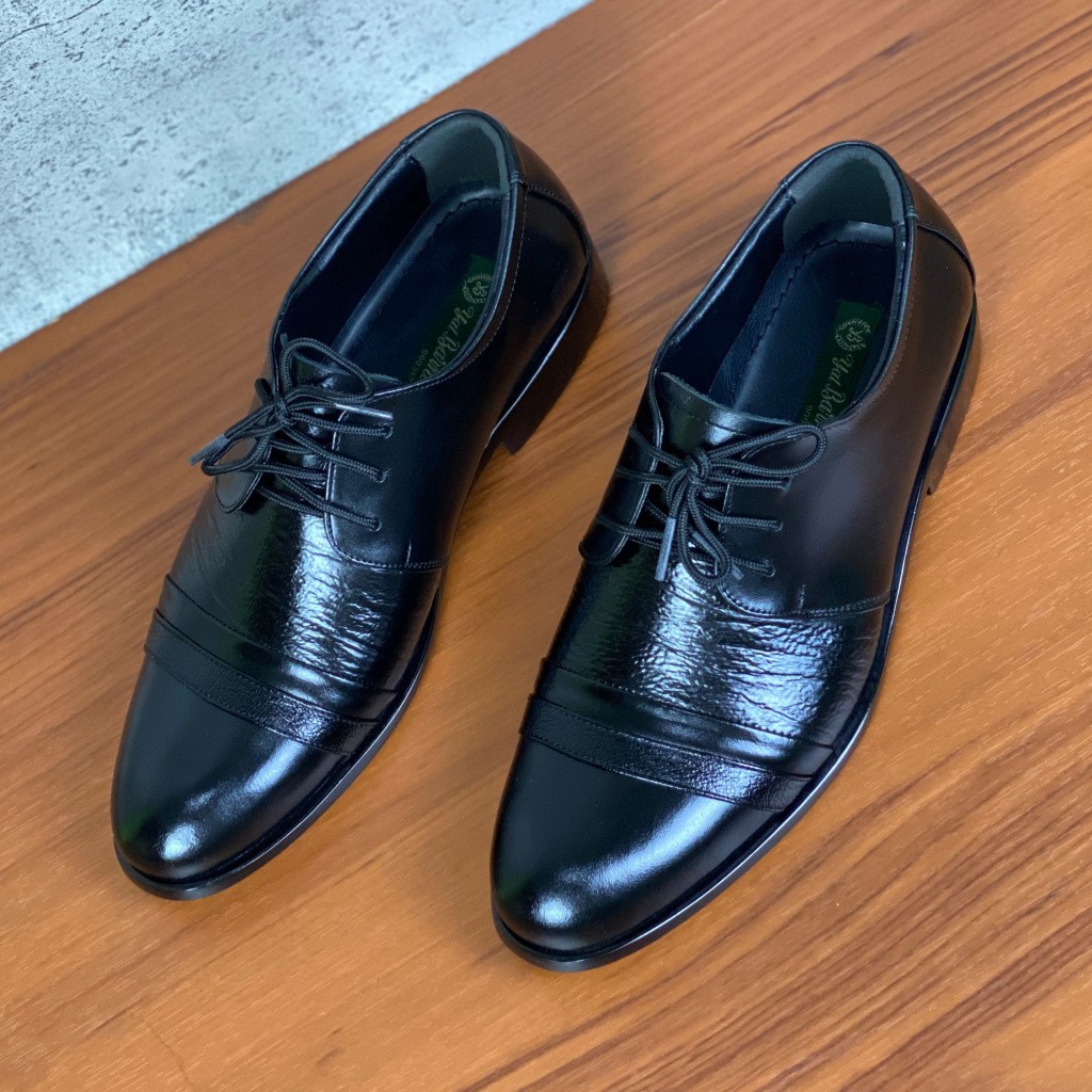 Sepatu Pantofel Pria Tali Formal Kulit Asli Sepatu Pentopel Kantor Pantopel Pesta Yal Barneet 882