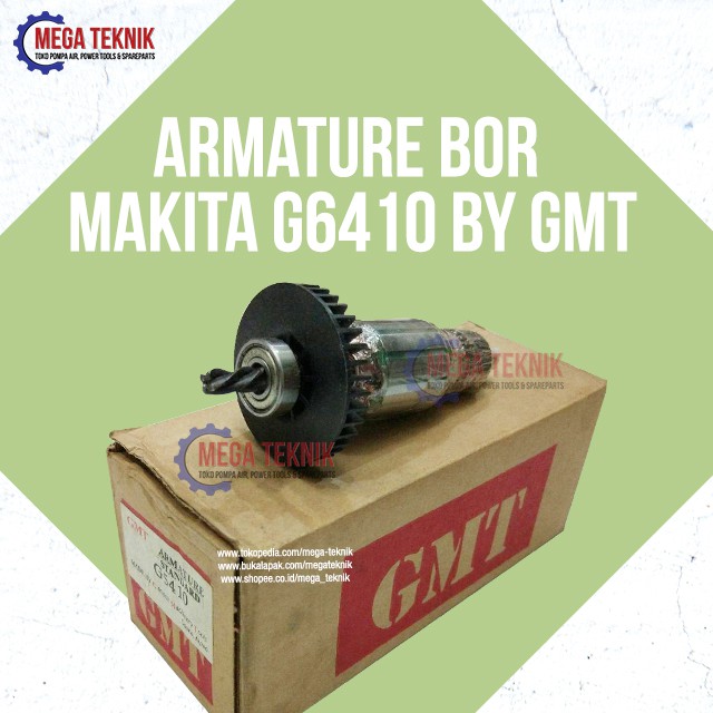Armature / Angker Mesin Bor Kayu Besi Listrik Makita G6410 Merk GMT