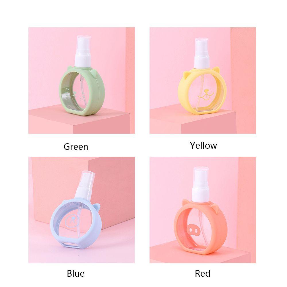 R-FLOWER Botol Spray Lucu Silicone Case Portable Parfum Dispensing Travel Bottling Botol Kosmetik