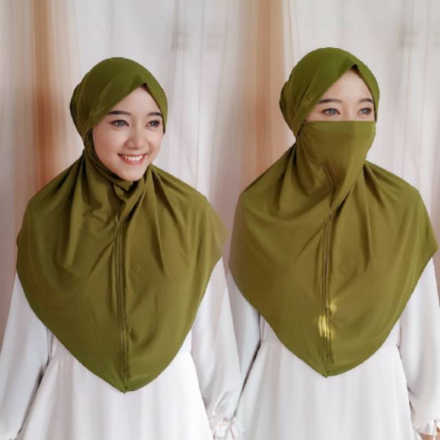 PROMO KERUDUNG MASKER HIJAB INSTAN MASKER JILBAB INSTAN NIQAB KERUDUNG INSTAN JILBAB JERSEY JILBAB