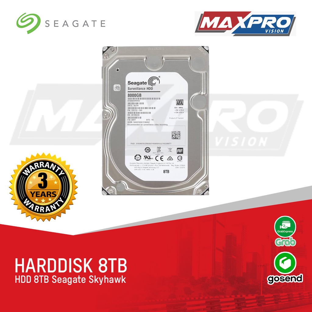 HDD 8TB SEAGATE SKYHAWK