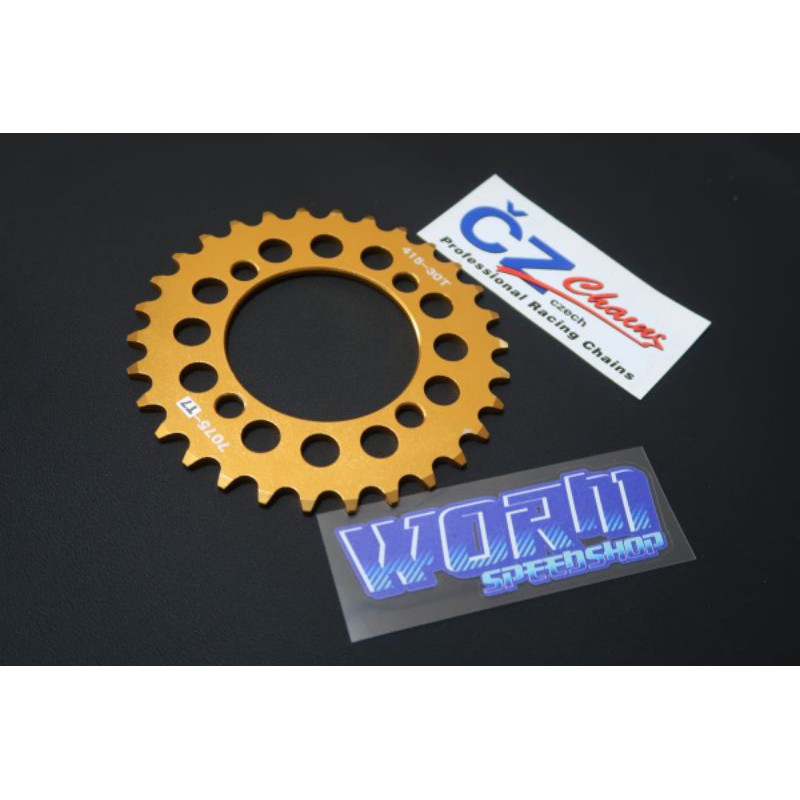 Gear Belakang Bahan Almunium Yamaha Ukuran 415 30 31 32 33