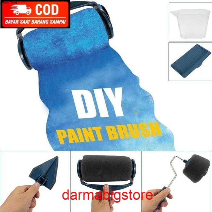 

Kuas Cat Set 5 in 1 Portable Paint Runner Pro Kuas Cat Tembok Rumah