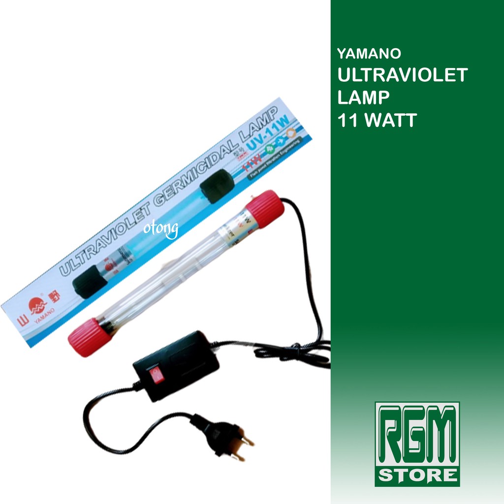 Yamano UV germicidal Lamp 11 watt 11w lampu ultraviolet aquarium murah