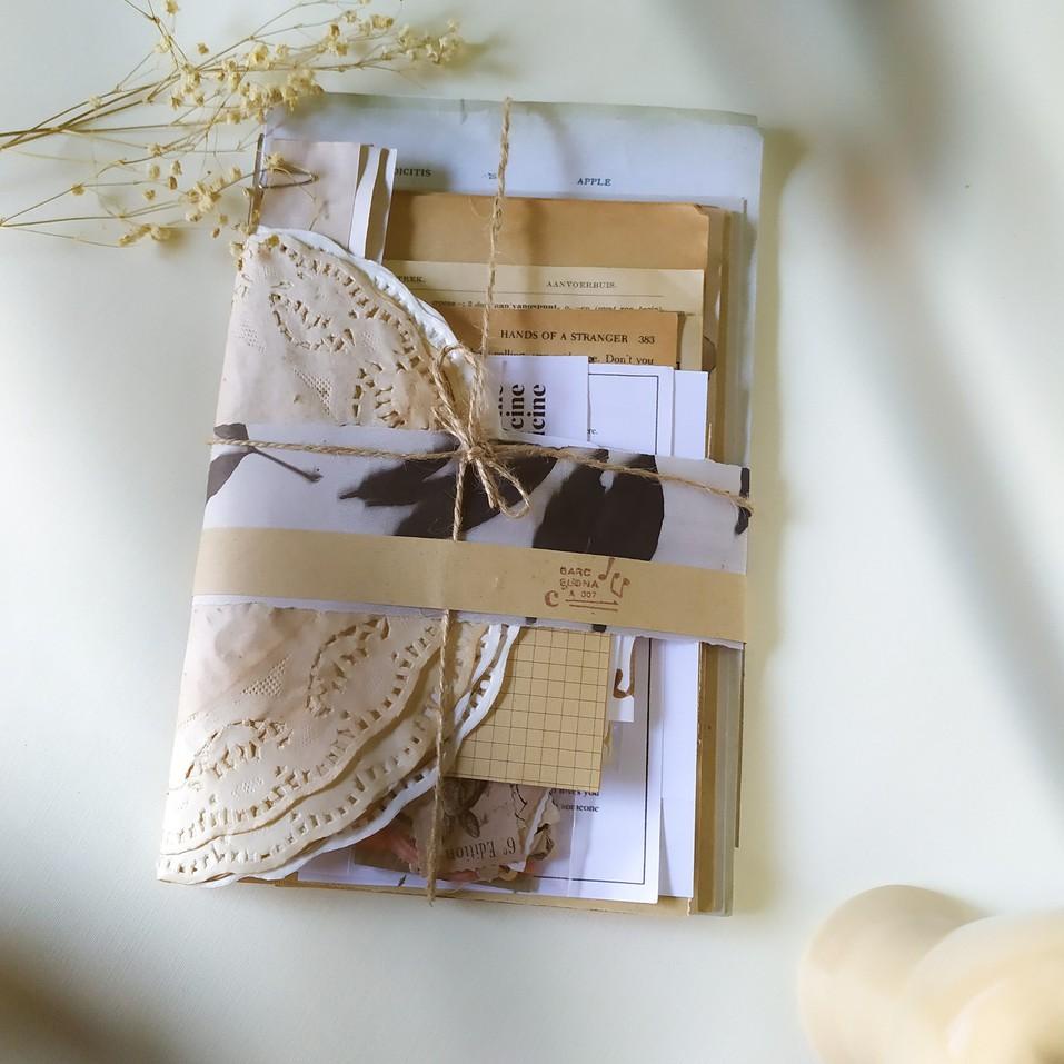 

HB0 Journal Kit Bujo Vintage Journaling Kit Aesthetic Jurnal Kit 120pcs Medium Bundle 0745 (Best Seller)