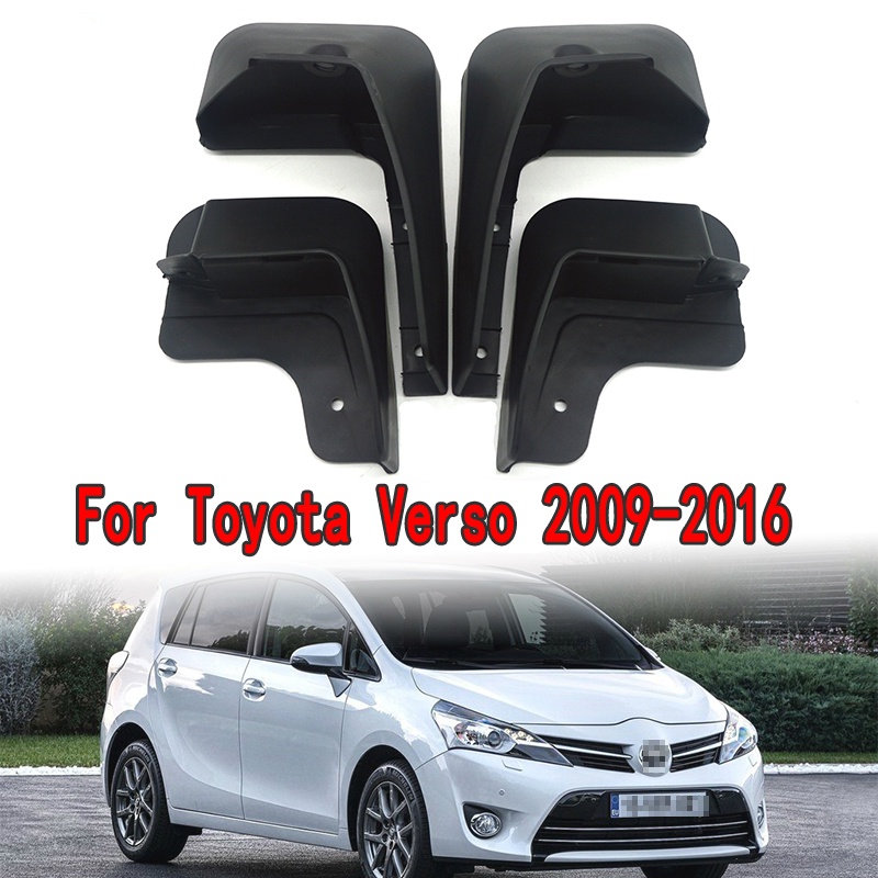 1 Set Mud Flap Pelindung Splash Untuk Fender Mobil Toyota Verso 2009 2010 2011 2012 2013 2014 2015 2016