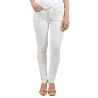  Celana  jeans putih pinggang tinggi wanita celana  haiwes  