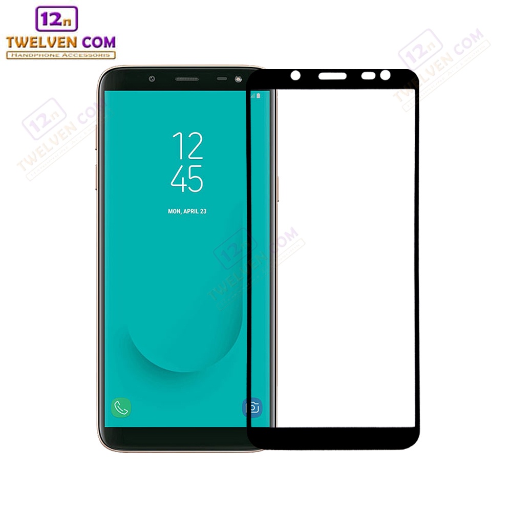[FLASH SALE] zenBlade 5D Full Cover Tempered Glass Samsung J6 2018 - Hitam
