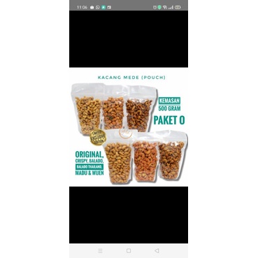 

kacang MEDE grade A 1 Pouch 500 gram