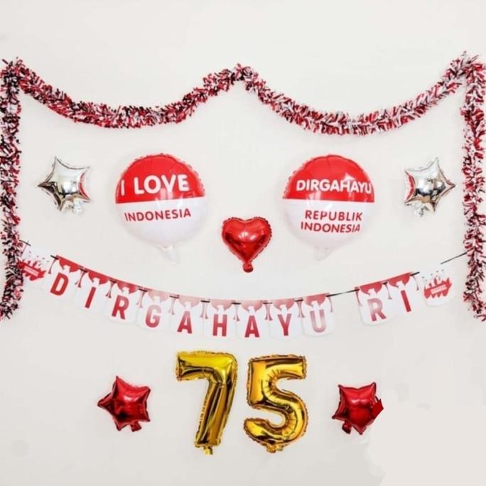 PAKET DEKOR DIRGAHAYU RI/ HIASAN HUT RI/ DEKORASI DIRGAHAYU RI
