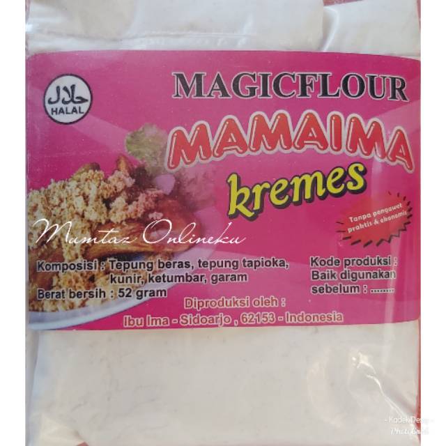 

Tepung Instan Kremes Mamaima