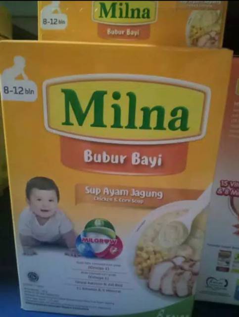 Milna Bubur Bayi 6+ 8+ 100 gr